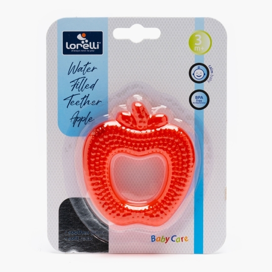 Jucărie de dentiție bebeluși, Apple, 3 luni+, Red