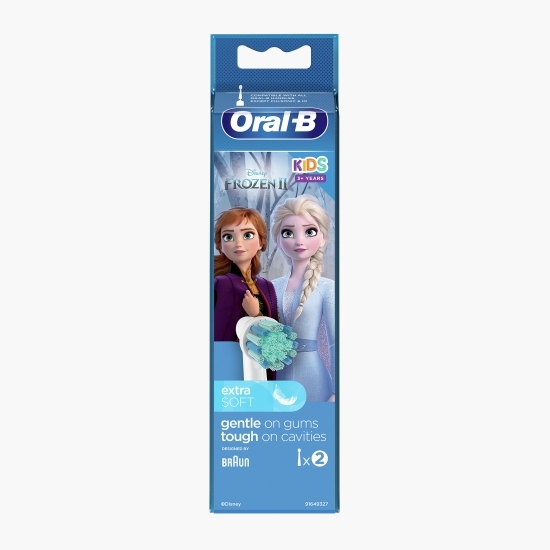 Rezervă periuță de dinți electrică pentru copii Frozen 2, 2 buc