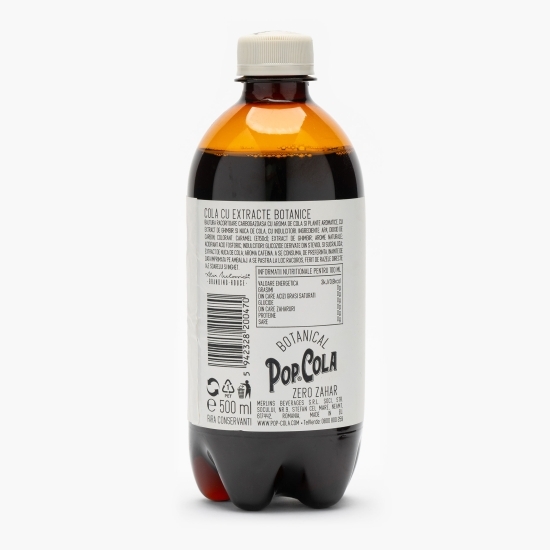 Băutură carbogazoasă Pop Cola Botanical zero 0.5l