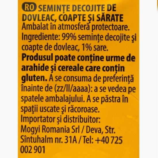 Semințe de dovleac decojite, coapte și sărate 70g