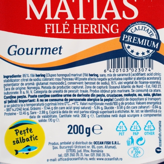 File hering gourmet 200g