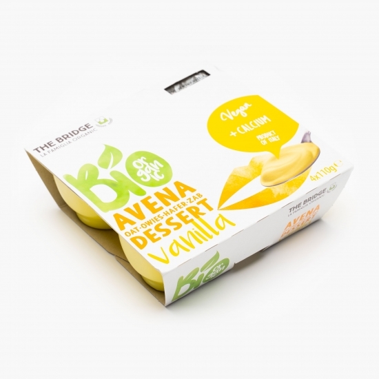 Desert ecologic din ovăz cu vanilie 4x110g