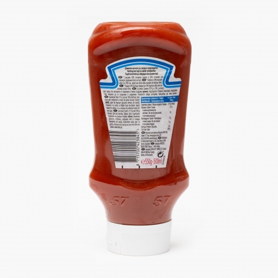 Ketchup cu conținut redus de zahăr și sare 0.5l