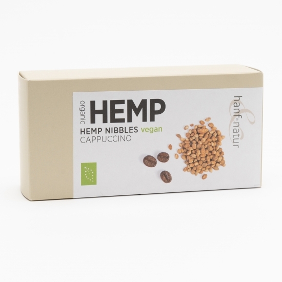 Snack din semințe de cânepă eco, aromă cappuccino 100g