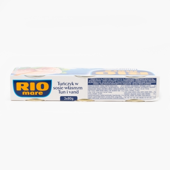 Ton în suc propriu 3x80g