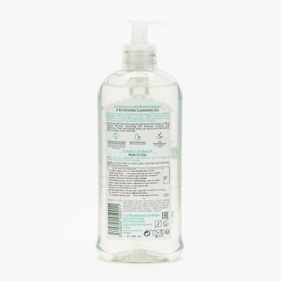 Gel micelar aloe vera & ceai verde pentru curățare față și ochi pentru ten normal și mixt 400ml