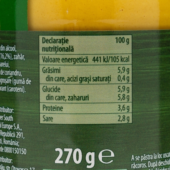 Muștar Clasic 270g