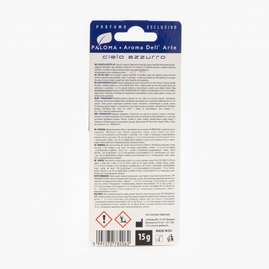 Card odorizant de aer Ciello Azzuro 15g