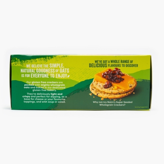 Biscuiți crackers fără gluten din ovăz integral 160g