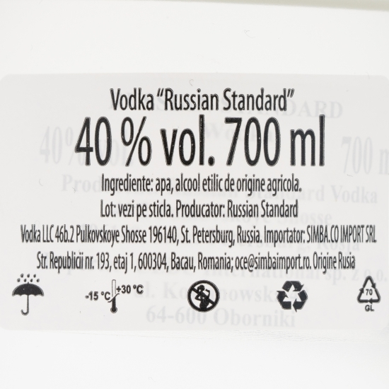 Vodcă 40% alc. 0.7l