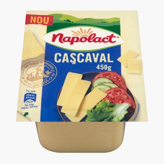 Cașcaval de vacă bloc 450g