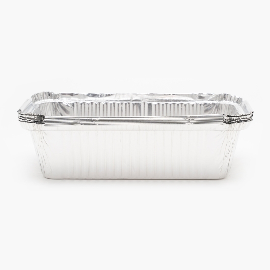 Tavă din aluminiu 1000ml pentru copt chec 5 buc