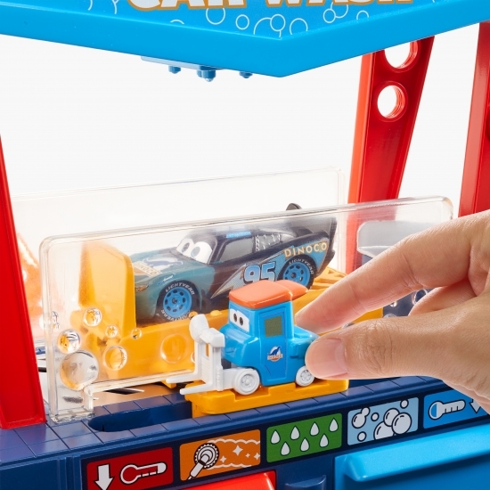 Set de joacă spălatorie mașini Disney Pixar, +4 ani