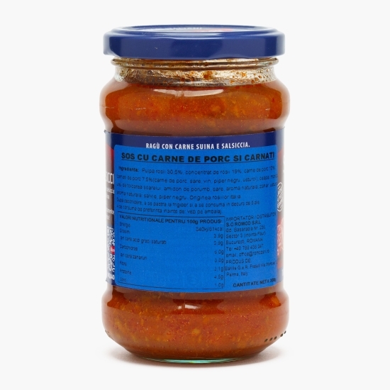 Sos cu carne de porc și cârnați Salsiccia 300g