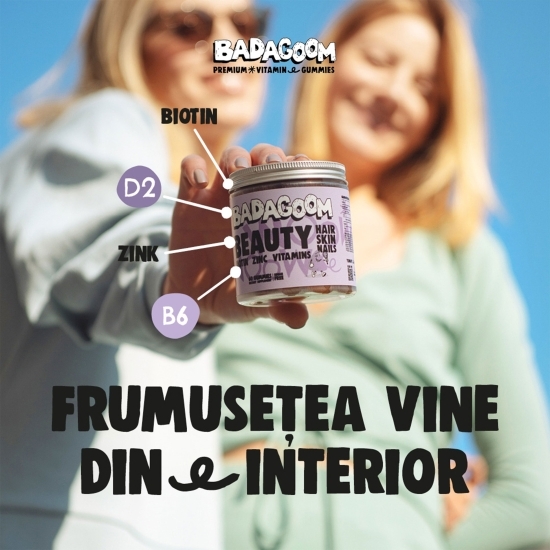 Jeleuri gumate pentru păr, unghii și piele Beauty, 60 buc