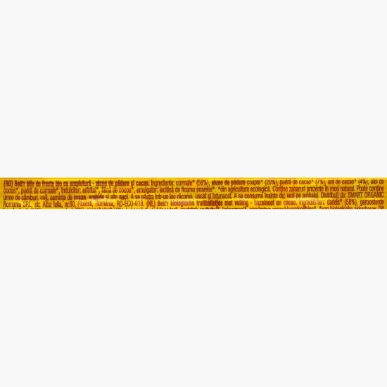 Biluțe eco de fructe cu umplutură de alune și cacao 45g