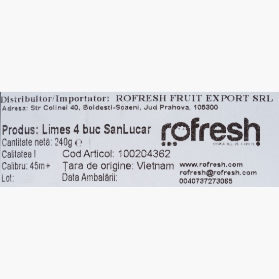 Limes SanLucar 4 buc, 240g