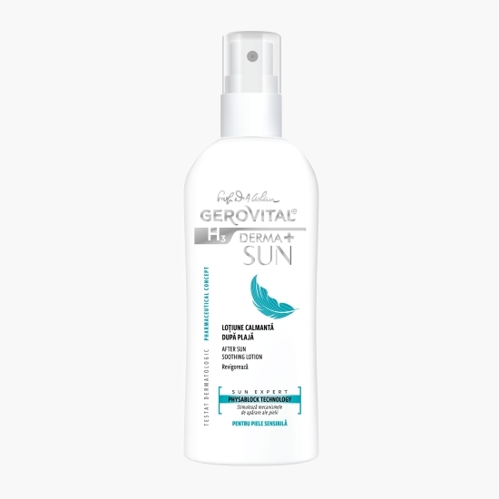 Loțiune calmantă după plajă H3 Derma+ Sun, 150ml