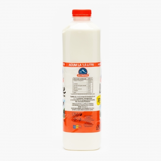 Lapte de consum 3.7% grăsime 1.5l