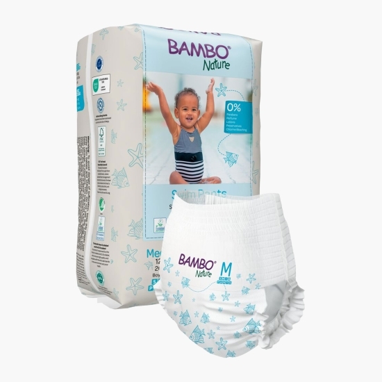 Scutece chiloțel pentru baie M, +12 kg, 12 buc