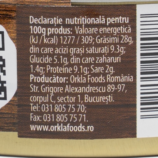 Pate porc rețetă Ion 100g