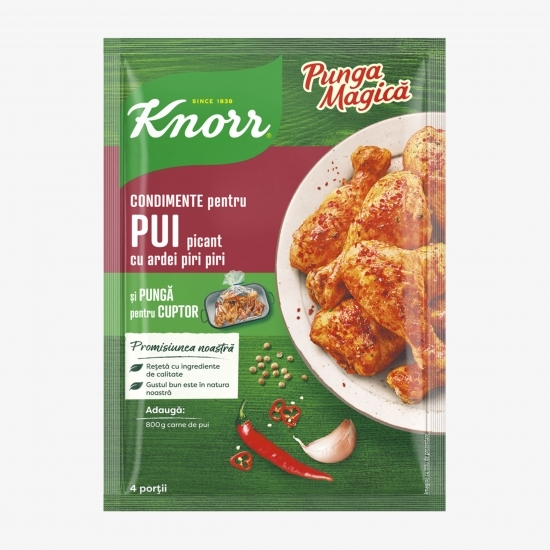 Condimente pentru pui picant cu ardei Punga Magică 29g