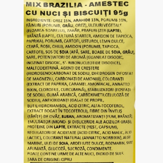 Mix de nuci și crackers Brazilian Mix 95g