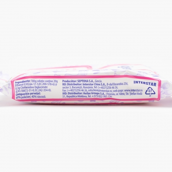 Șervețele antibacteriene pentru mâini 15buc