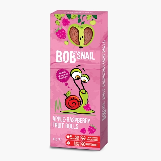 Rulou natural din mere și zmeură fără zahăr 30g