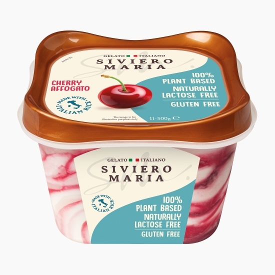 Înghețată vegetală cu cireșe Cherry Affogato 1l (500g)