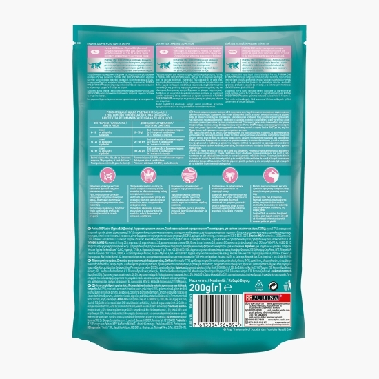 Hrană uscată pentru pisici junior, 200g, pui&cereale integrale