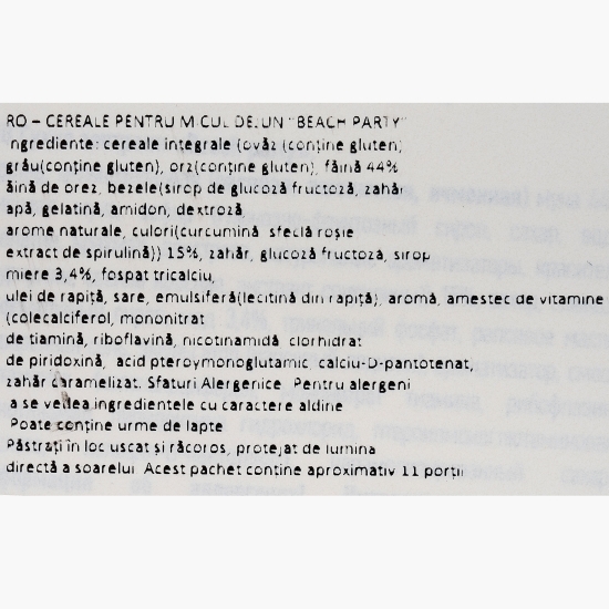 Cereale Beach Party cu miere și bucăți de marshmallow 325g