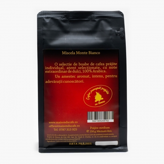 Cafea boabe Monte Bianco 250g