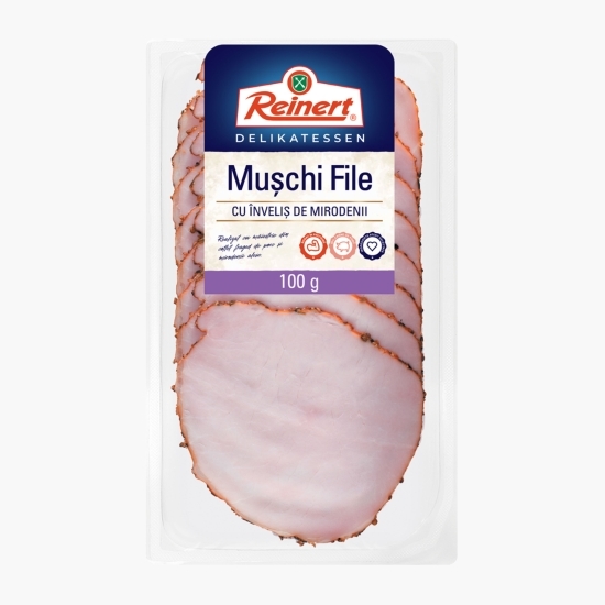 Mușchi file cu înveliș de mirodenii, feliat 100g