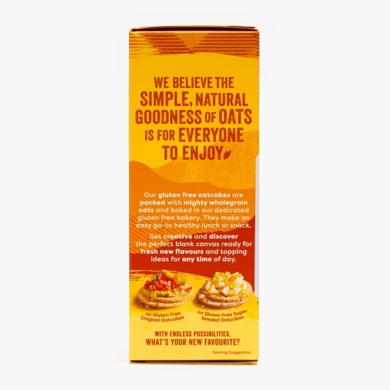 Pâinici (turtite) fără gluten din ovăz integral cu brânză 180g