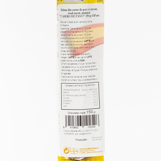Salam Fuet cu carne de curcan 150g
