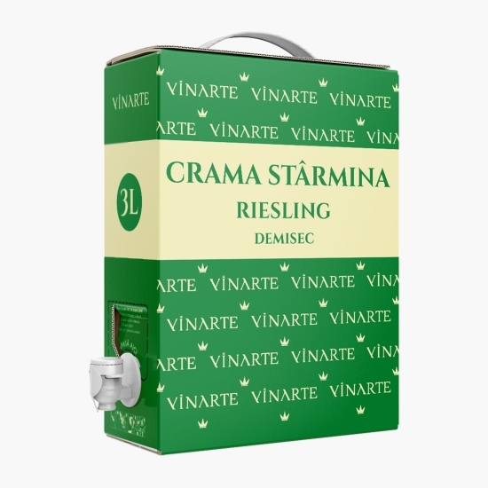 Vin alb demisec Riesling, 12.5%, 3l