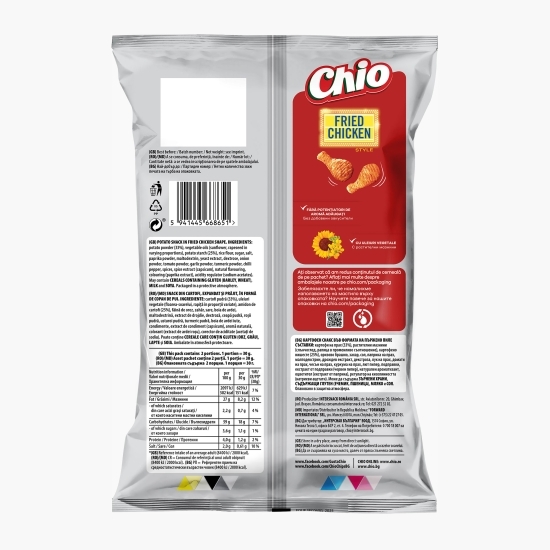 Snack cu gust de copănele de pui Fried Chicken 60g