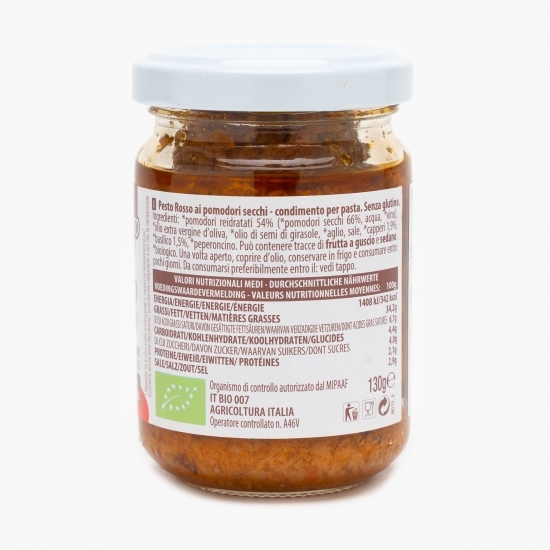 Sos pesto cu roșii uscate eco 130g