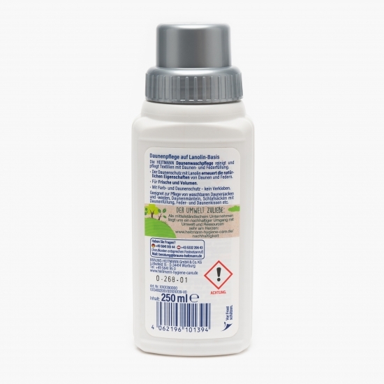 Detergent de rufe lichid special pentru haine umplute cu puf și pene 0.25l