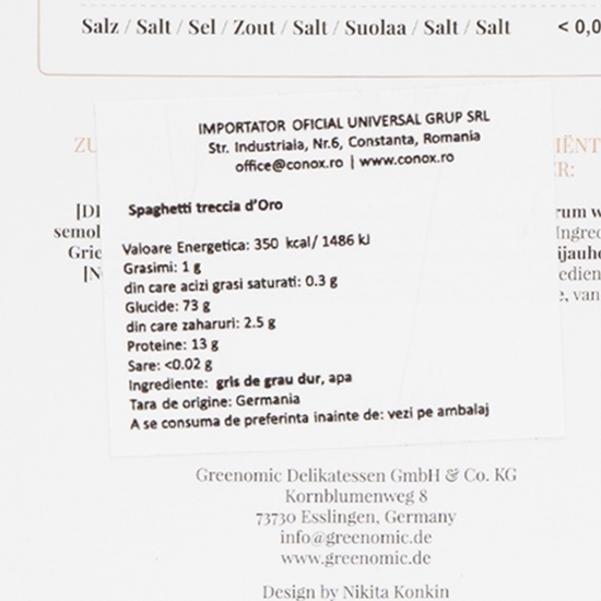 Spagetti Treccia d'Oro 300g