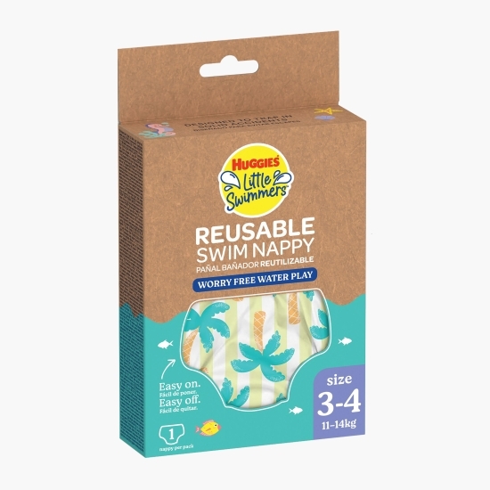 Chiloței de baie refolosibili Tropical, mărimea 3-4, 11-14 kg, 1 buc