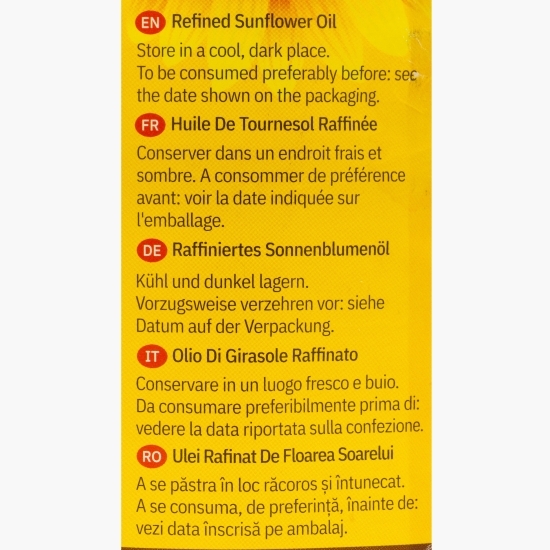 Ulei rafinat de floarea soarelui 1l