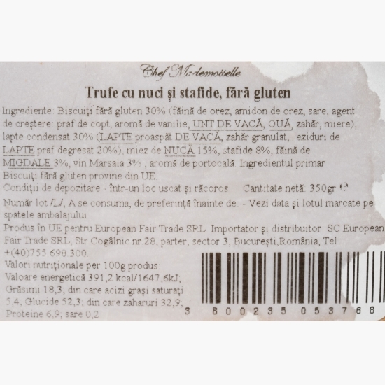 Trufe cu nuci și stafide, fără gluten 350g