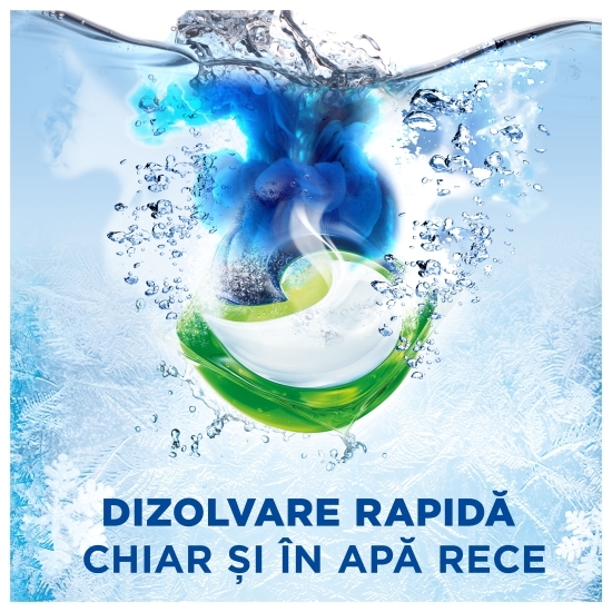 Detergent de rufe capsule All-in-One Pods Color, 100 spălări, 100 buc