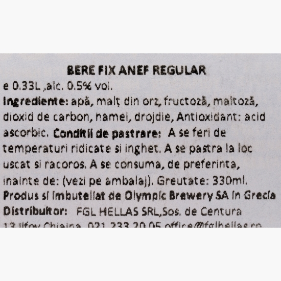 Bere blondă fără alcool doză 6x0.33l (5+1)