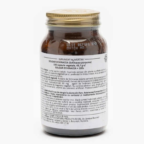 Echinacea, 100 capsule vegetale