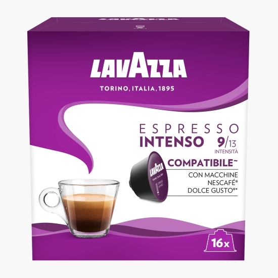 Espresso Intenso, 16 băuturi, capsule cafea compatibile Dolce Gusto