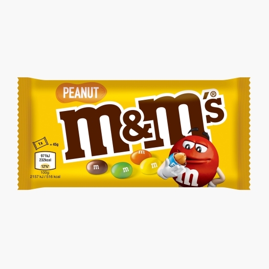 M&M'S - Arahide învelite în ciocolată cu lapte 45g