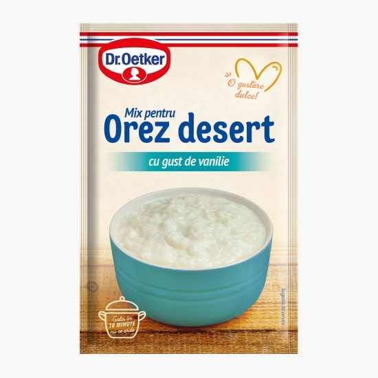 Mix pentru orez desert cu gust de vanilie, 95g